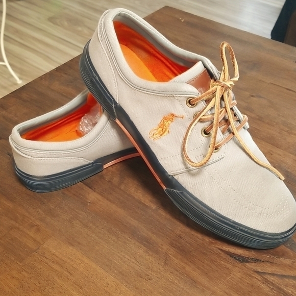 Polo Ralph Lauren Other - POLO RALPH LAUREN CANVAS SNEAKERS FAXON LOW SIZE 9D
